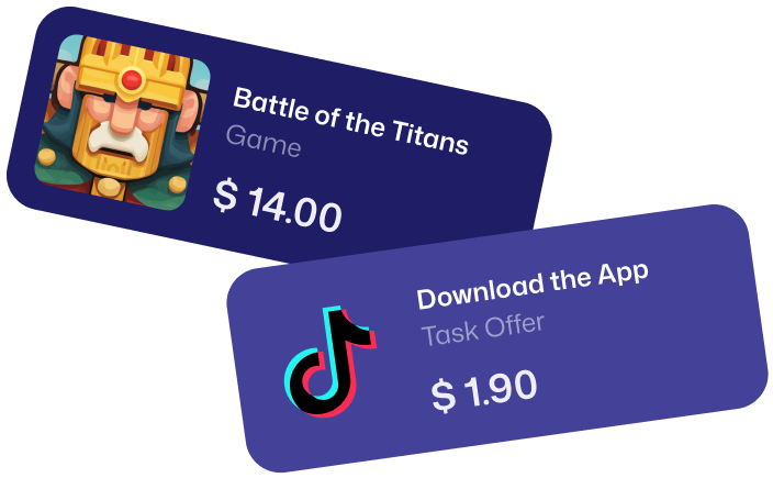 Task example with money reward